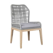 VEGA WOVEN SIDE CHAIR, KD, GREY
