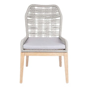 VEGA WOVEN SIDE CHAIR, KD, GREY