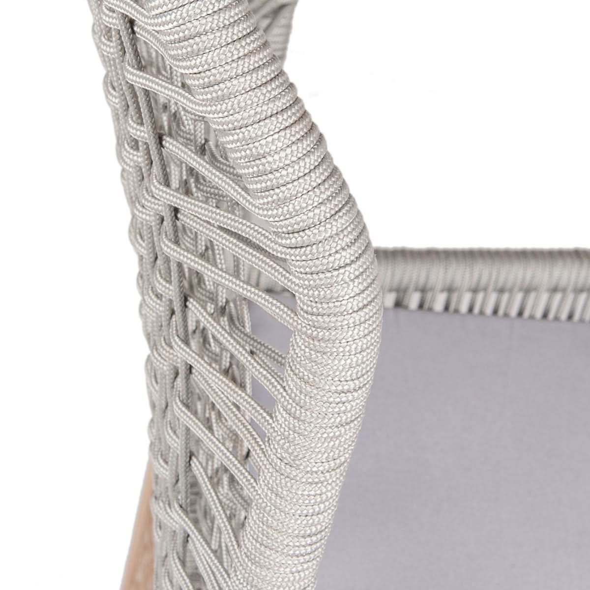 VEGA WOVEN SIDE CHAIR, KD, GREY
