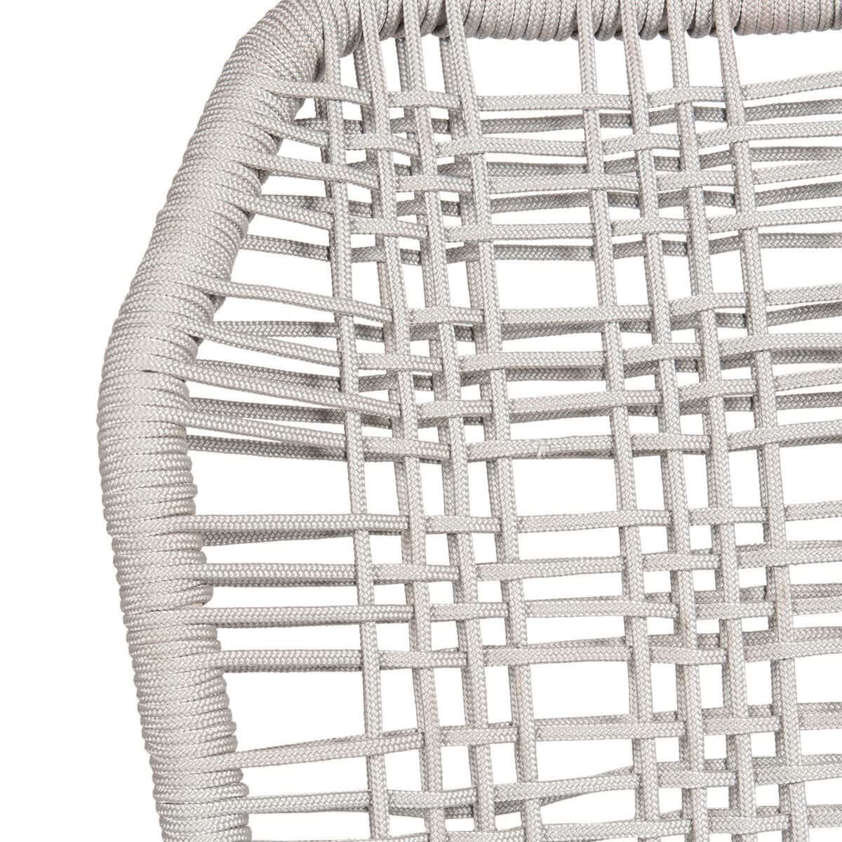 VEGA WOVEN SIDE CHAIR, KD, GREY