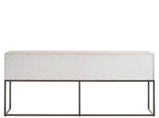 River Rock Metal Base Console