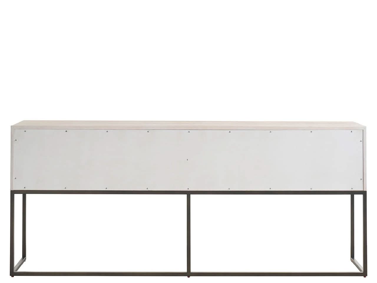 River Rock Metal Base Console