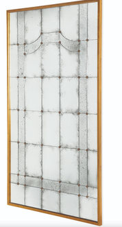 Century Florence Floor Mirror – Full-Length Gold Arched Frame