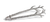 Zodax St. Anton Pewter Ice Tong