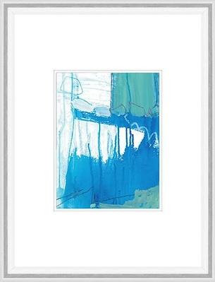 Leftbank Art Waterfall II – Framed Abstract Wall Art