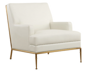 Uttermost Revelation Fretwork Accent Chair – Wood Frame with Geometric Design