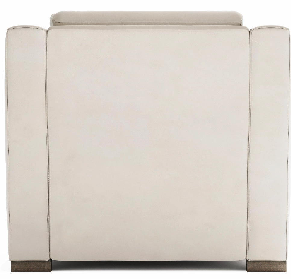 Bernhardt Germain Leather Chair – Modern Top-Grain Leather Accent Chair