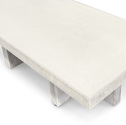 DELANO OUTDOOR COFFEE TABLE, WHITE