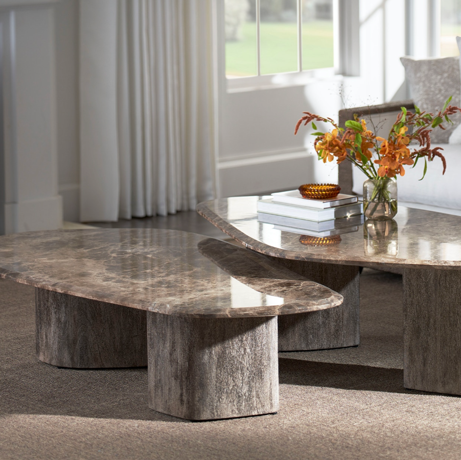 CALEB COFFEE TABLE TALL, BROWN
