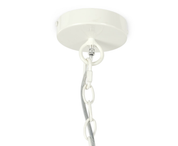 MADERA COCO CHANDELIER, WHITE