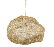 ANDORRA WICKER PENDANT, MEDIUM NATURAL