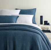 BOYFRIEND INK MATELASSE COVERLET