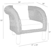 FIELDER OUTDOOR LOUNGE CHAIR
