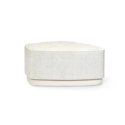 HOLLAND OUTDOOR COFFEE TABLE SHORT, WHITE