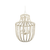PALOMA COCO CHANDELIER WHITE