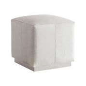 Aspen Leather Ottoman