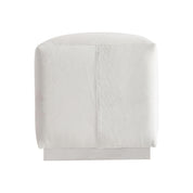 Aspen Leather Ottoman