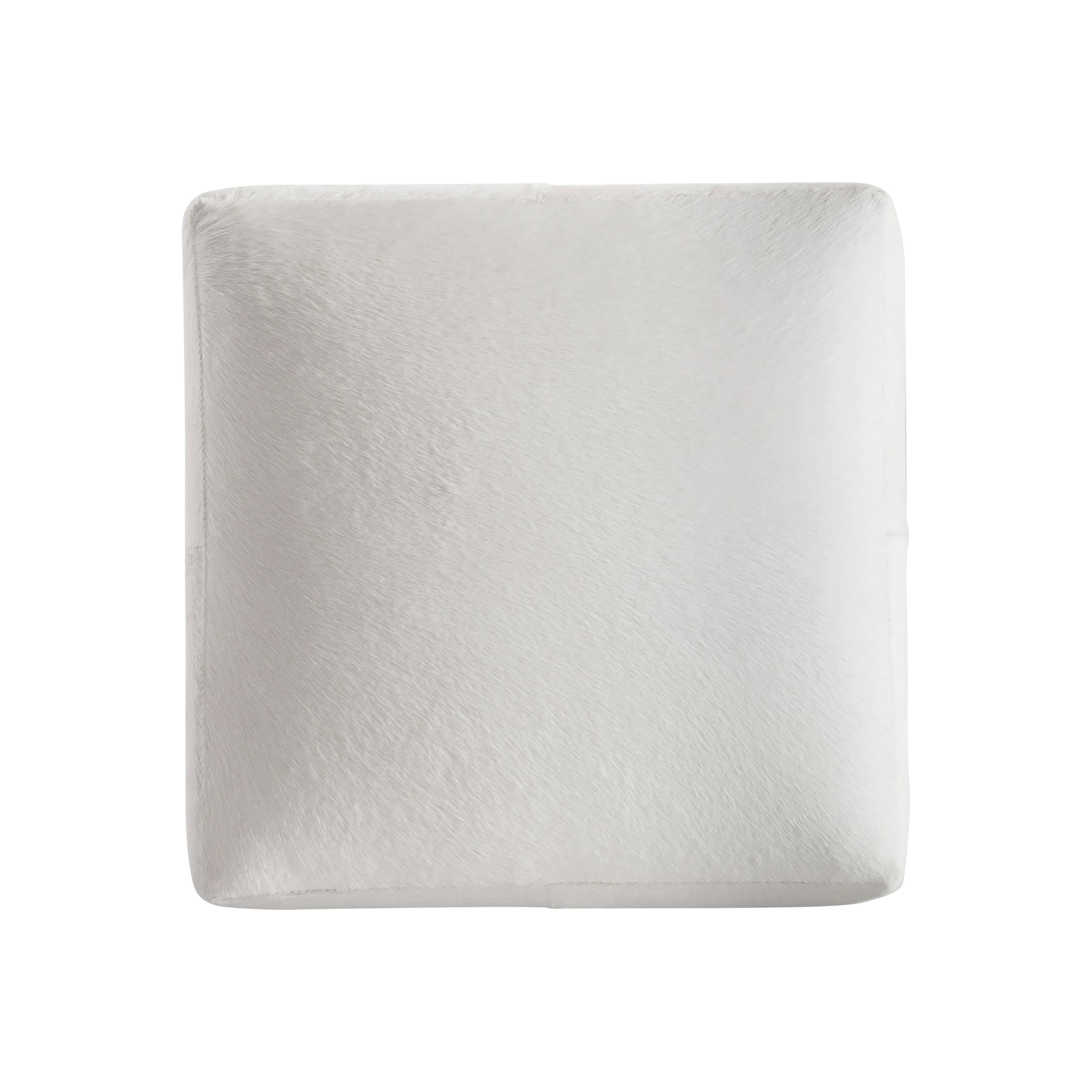 Aspen Leather Ottoman