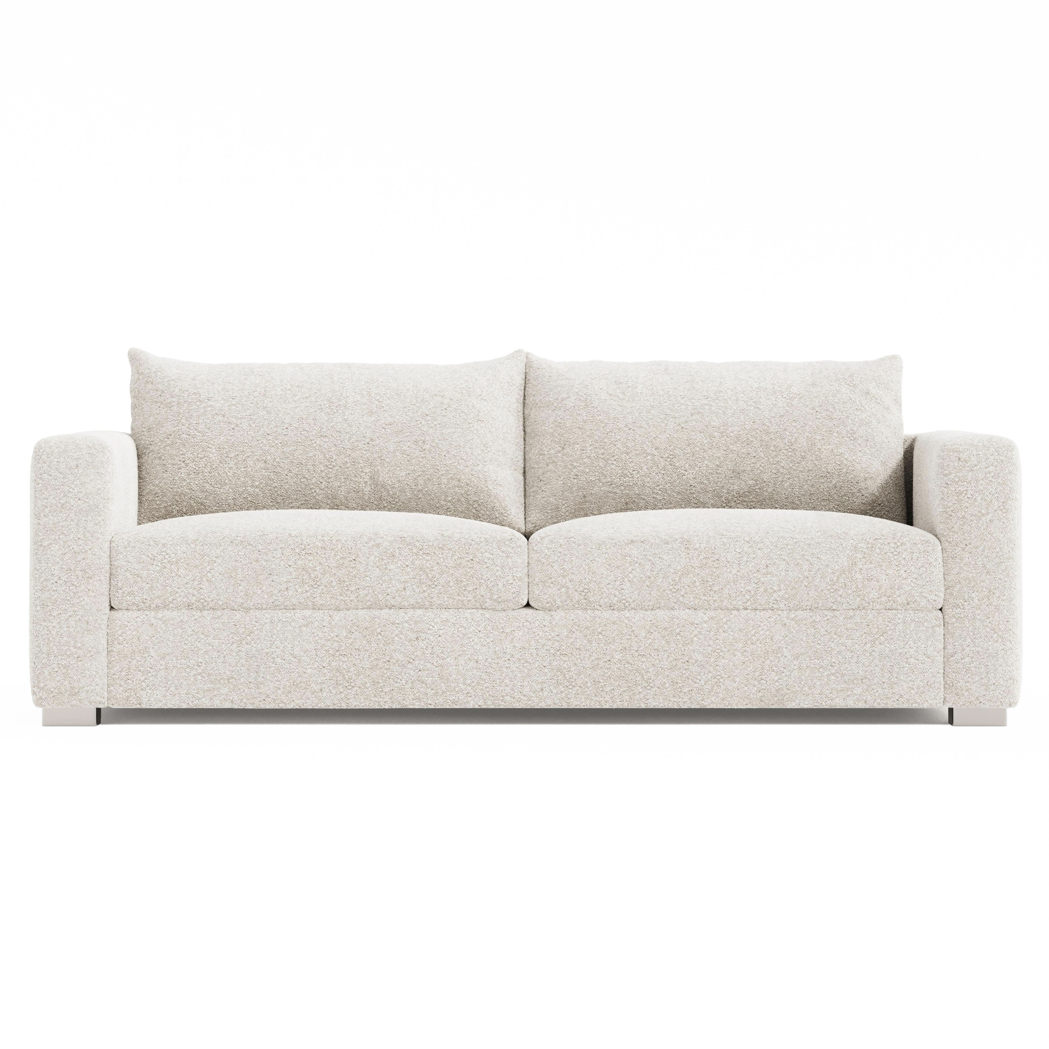 Helena Fabric Sofa Metal Foot