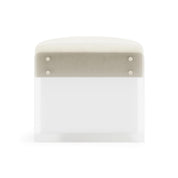 Jasper Leather Ottoman