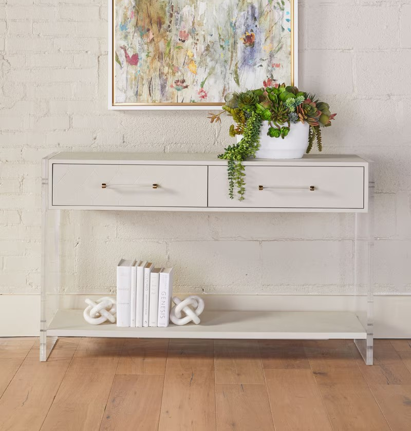 SONIA SHAGREEN CONSOLE TABLE