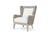 DILLON WINGBACK CHAIR, WHITEWASH