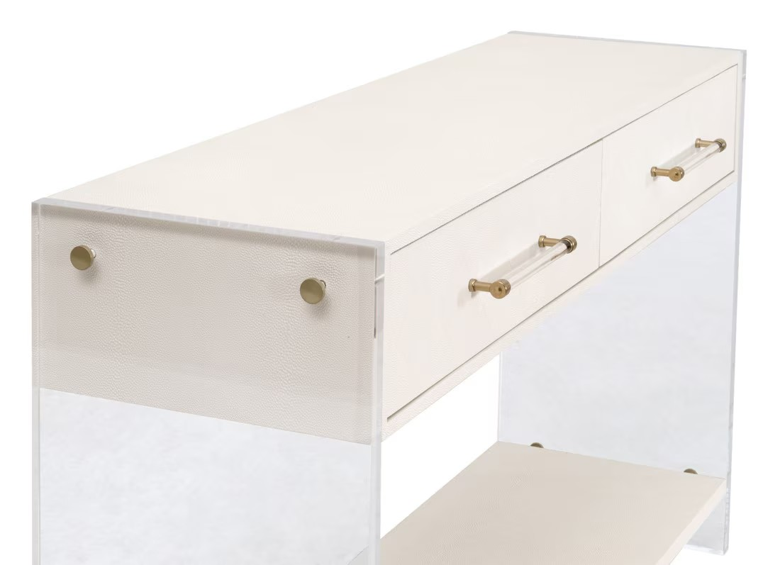 SONIA SHAGREEN CONSOLE TABLE